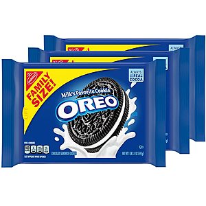 3-Pack 19.1-Oz Oreo Chocolate Sandwich Cookies $7.52 w/ S&S + Free Shipping w/ Prime or on $25+