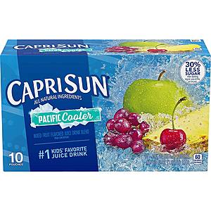 10-Pack 6oz Capri Sun Ready-to-Drink Juice (Pacific Cooler) $1.55 & More w/ S&S + Free Shipping w/ Prime or on $25+