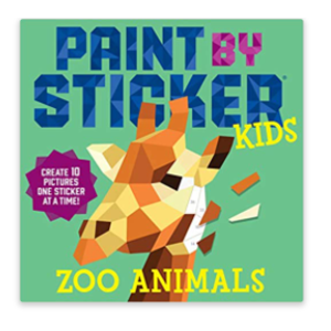 B1G1 50% Off Paint by Sticker Kids Paperback Sticker Book: Zoo Animals 2 for $7.51 ($3.76 Each) Christmas 2 for $7.53 ($3.77 Each) & More + FS w/ Amazon Prime or FS on $25+