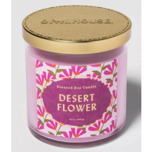15.1-Oz Opalhouse Lidded Glass Jar 2-Wick Candle (Desert Flower) $5 & More + 2.5% in Slickdeals Cashback (PC Req'd) + Free Store Pickup at Target or FS on $35+