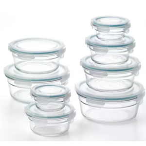 Sam's Club Members: 16-Piece Glasslock Round Glass Food Storage Set (8 Containers + 8 Lids) $20 + Free Shipping for Plus Members