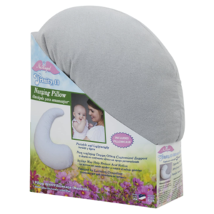 NuAngel Trinity II Nursing Pillow w/ Pillowcase (Gray) $8.40 + FS w/ Amazon Prime or FS on $25+