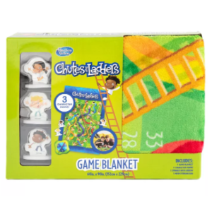 60" x 90" Hasbro Game Blanket w/ Accessories: Chutes & Ladders $18 + 6% SD Cashback + Free Store Pickup