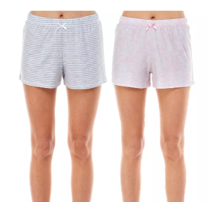 2-Pack Roudelain Women's Printed Sleep Shorts (various) $7.95 & More + SD Cashback + Free Store Pickup