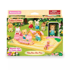 Calico Critters Baby Choo-Choo Train Playset w/ Bear Baby Figure $8.90 & More + Free Shipping w/ Prime or on $25+