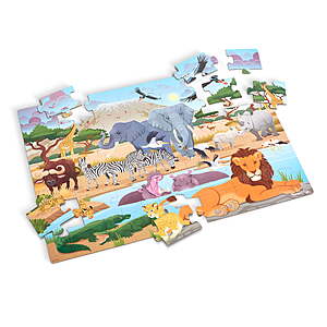 Melissa & Doug Floor Puzzles (various styles) $5 + Free Store Pickup at Walmart, FS w/ Walmart+ or FS on $35+