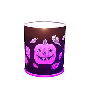 Place & Time Halloween Candles: 3" x 4" Color Changing Candle (various) $3.74, 14-Oz Scented 3 Wick Jar Candle (various) $7.49 & More + Free Store Pickup at Joann or FS on $75+