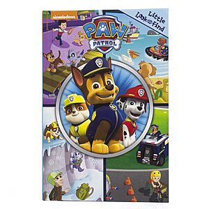PI Kids First Look & Find Paw Patrol Hardcover Book $2.39, My Little First Look and Find Board Books (Mickey Mouse, Baby Einstein & More) $4 + FS w/ Prime or on $35+