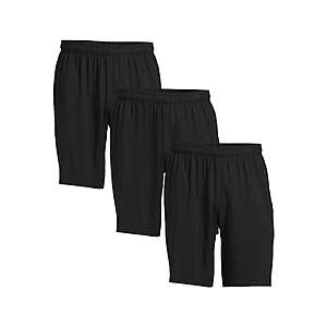 Athletic Works Men's Apparel: 3-Pack Knit Shorts $14.90 ($4.97 each), 3-Pack Polymesh Crewneck T-Shirt $10 ($3.33 each) + Free Shipping w/ Walmart+ or on $35+