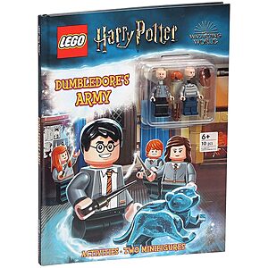 Lego Kids' Hardcover Activity Book: Harry Potter: Dumbledore's Army w/ Two Lego Minifigures $8.31, Star Wars Yoda's Galaxy Atlas w/ Yoda Minifigure $9.35 + FS w/ Prime or on $35+