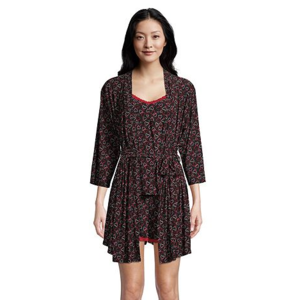 Hanes Extra 20% Off Sale: 3-Piece Rene Rofe Robe & Shorts Sleep Set (various) $16.80, Dearfoams Women's Sweater Knit Clog Slippers (various) $8.40 & More + Free S/H