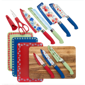 20-Piece The Pioneer Woman Wildflower Whimsy Cutlery Set w/ Cutting Boards (Classic Charm or Wildflower Whimsy) $20 Each + Free Shipping on $35+