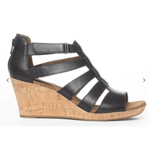 Rockport Women's Sandals 2 for $49: Briah Gladiator Sandals (black or taupe), Cobb Hill Janna 2 Wedge Sandals (various) & More + Free Shipping