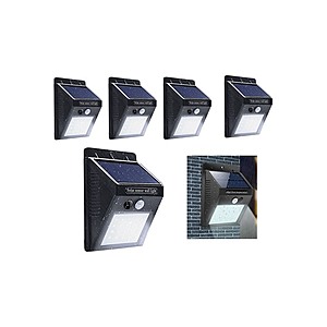 Hakol 5 pack Outdoor Super Bright 20 LED Solar Light with Wireless IP65 Waterproof Motion Sensor $16.99 + Prime FS