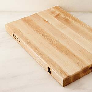 Boos Block edge grain maple cutting board 12*18" 1.5 thick with blue apron Amex offer (YMMV?) $30.67