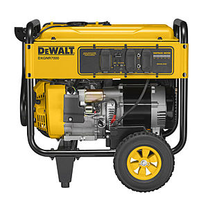 Ebay: DeWALT 7000 Watt Portable Generator (reconditioned) | Electric Start | 49-State $449.10 + Tax, FS, Coupon code is a targeted offer for some