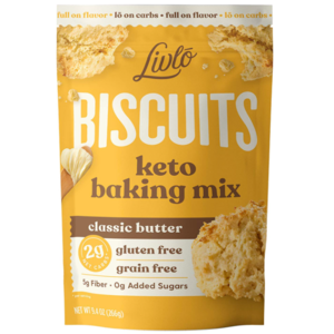 9.4oz. Livlo Keto Biscuit & Bread Mix (Classic Butter) $7.30 w/ Subscribe & Save