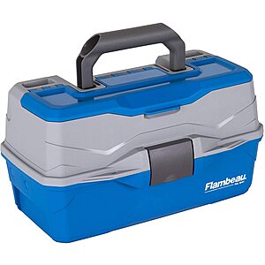Flambeau Outdoors Classic 2-Tray Tackle Box (Blue/Gray) $9.60 + Free Shipping w/ Prime or on $25+