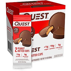 12-Ct 1.48-Oz Quest Nutrition High Protein Peanut Butter Cups $16.30 w/ S&S + Free Shipping w/ Prime or on $25+