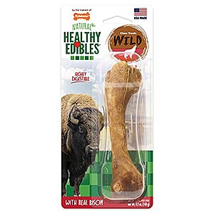Nylabone Healthy Edibles Wild All Natural Dog Treat (Bison, Large/Giant) $2.50 w/ S&S and More + Free Shipping w/ Prime or on $25+