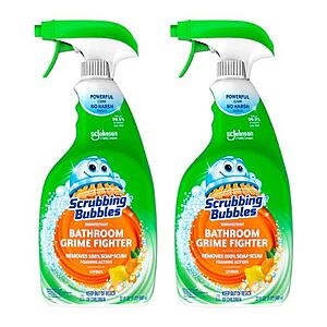 32-Oz Scrubbing Bubbles Disinfectant Bathroom Grime Fighter Spray (Citrus) 2 for $5.85 w/ S&S + Free Shipping w/ Prime or on $35+