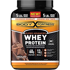 5-Lb Body Fortress Super Advanced Whey Protein Powder (Chocolate or Vanilla) $23.70 + Free Shipping w/ Prime or on $25+