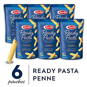 6-Pack 8.5-Oz Barilla Ready Pasta (Penne) $5.45 ($0.91 each) w/ S&S + Free Shipping w/ Prime or on $25+