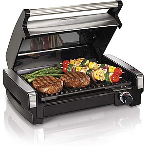 Hamilton Beach Electric Indoor Searing Grill Removable Easy-To-Clean Nonstick Plate, 6-Serving, Extra-Large Drip Tray $53.79+Free shipping