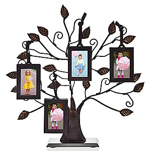 13" Philip Whitney Family Tree Picture Frames w/ 4 Hanging Frames $15 & More