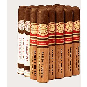 Cigars.com: 10 Montecristo Crafted Gordos + 10 Romeo y Julieta Crafted Gordos, by AJ Fernandez - $49.95