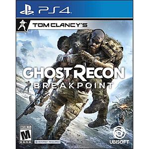Gamestop: Tom Clancy's Ghost Recon Breakpoint (PS4 & XBOX) $14.99