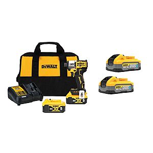 DEWALT 20V MAX XR Impact Driver kit with two extra 5Ah Power stack batteries $309 at Acme Tools