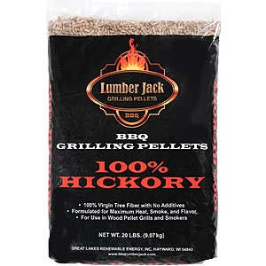 20-Lb Lumber Jack BBQ Grill Pellets (Various) $7.50 + Free Store Pickup