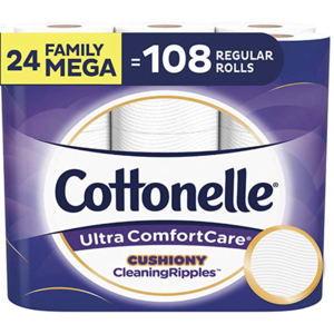 24-Count Cottonelle Ultra ComfortCare Family Mega Roll Toilet Paper $20.50 w/ S&S + Free S/H