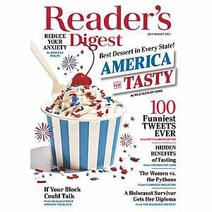 Magazines: Reader's Digest (9 issues) $6/year, Outside (6 issues) $4/year, Rotor Drone (6 issues) $11.50/year & More + Free Shipping