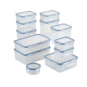 LocknLock Easy Essentials Food Storage Sets: 10-Piece Square $10, 24-Piece Round Twist $20 & More + Free Store Pickup at Macys or F/S on $35+ or F/S w/ Prime or on $25+