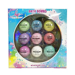 9-Piece Body Earth Bath Bomb Set $5 or Less + Free S/H on $35+