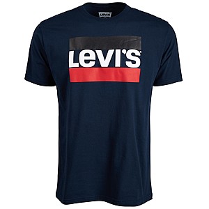 Levi's Sale: Men & Women's Cotton Graphic T-Shirts (various) $14.70, Big Boys Belt (5 styles) $12.50 , More + Free Ship to Store at  Macys or F/S on $25+