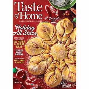 Magazines: US Weekly Digital (52 issues) $14.95/year, Outside (8 issues) $4/year, Taste of Home (6 issues) $4/year & More + Free Shipping