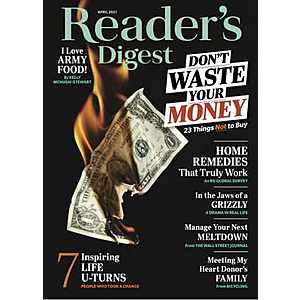 Magazines: 1-Year Ranger Rick $14.75, Reader's Digest $6 & More + Free Delivery