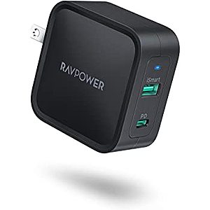 RAVPower 65W PD GaN USB-C Wall Charger $25 + Free Shipping