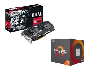 AMD Ryzen 7 2700 cpu + Asus 580 4gb video card +free games x2 $ $299 AC & AR