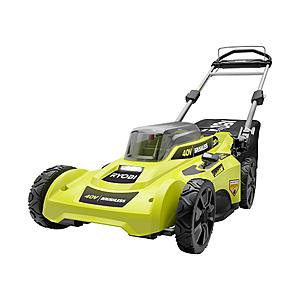 Ryobi 40V 20" Brushless Cordless Push Lawn Mower + Battery & Charger (Reconditioned) $134.99