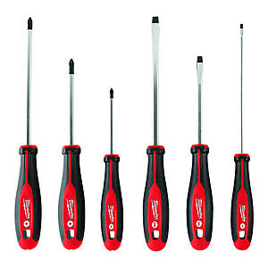 $19.99 Milwaukee 10 pc Phillips/Slotted/Square Screwdriver and Bit Set 10 in.