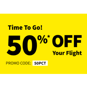 Up to 50% Off Spirit Airlines Flight-Only Bookings & Flights Booked w/Vacation Packages - TODAY ONLY!