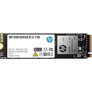 HP 1TB EX920 M.2 NVME Solid State Drive $157
