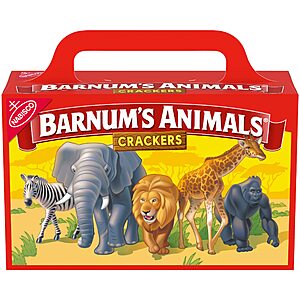 2.13-Oz Barnum's Original Animal Crackers ​Snack Box $1.51 w/ S&S + Free Shipping w/ Prime or on $35+