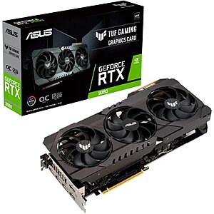 ASUS GeForce RTX 3080 TUF 12GB GDDR6 PCI Express 4.0 Graphics Card $750 or less + Free Store Pickup