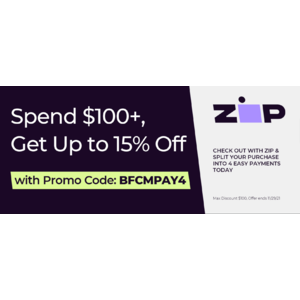 Newegg: Checkout w/ZIP save 15% on $100+  ($100 max)