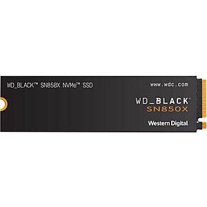 2TB Western Digital BLACK SN850X NVMe Gen4 SSD $147